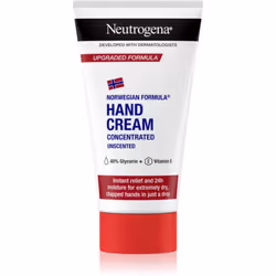 Finies les mains sèches et la peau craquelée&nbsp;! Grâce à sa formule norvégienne reconnue, la crème hydratante pour les mai ...