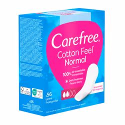 Carefree Cotton protecteur sans parfum 56 u