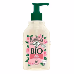 Le petit Marseillais Savon liquide certifié BIO Rose Sauvage, Peau, Savon liquide, Flacon pompe, Anti-bactérien, Rose, Aqua,  ...