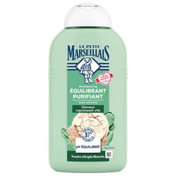 Le Petit Marseillais Shampoing Équilibrant Purifiant à la Poudre d'Argile Blanche 250 ml
