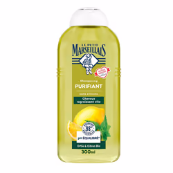 Le Petit Marseillais Shampooing Purifiant Ortie Citron Bio 300 ml