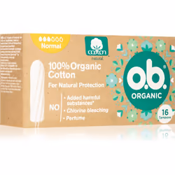 Sentez-vous libre même pendant vos règles. Les tampons o.b. Organic Normal offrent une protection confortable pour que vous r ...