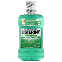 -Listerine Bain de Bouche Protection Dents et Gencives 250 ml
