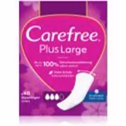 Sentez-vous libre même pendant vos règles. Les serviettes hygiéniques Carefree Plus Large Fresh Scent offrent une protection  ...