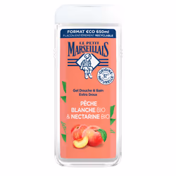 Le Petit Marseillais gel de bain pêche et nectarine 650 ml