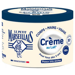 Le Petit Marseillais Crème au Lait Hydratation 48H Peaux Très Sèches 360 ml