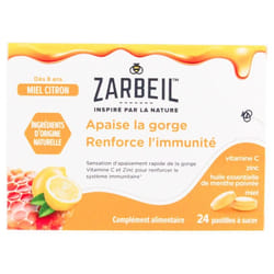 Zarbeil 24 Pastilles à Sucer