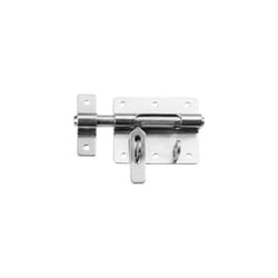 Finish - Verrou de box porte-cadenas acier zingué - bourg industrie Argent 12 12 Zingué