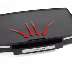 Riviera & Bar QP350A gril éléctrique Pose libre 2200 W Noir, Blanc