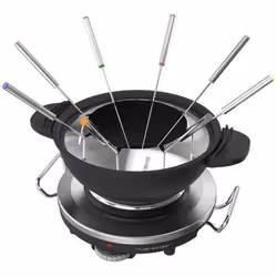 Riviera &amp; Bar QFD 340, 8 personne(s), 1,2 L, Noir, Acier inoxydable, Acier inoxydable, 2 m, 1000 W
