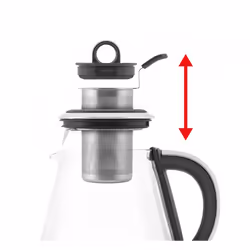 Riviera & Bar BTH440 bouilloire 0,8 L 800 W Acier inoxydable, Transparent - Vue supplémentaire 2