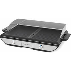 Riviera&bar - Combiné Plancha-Gril QPL700 - Riviera-et-Bar - Inox et noir
