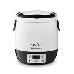 Simeo LBE420 Récipient de cuisson électrique 300 W 1,25 L Noir, Blanc Adulte