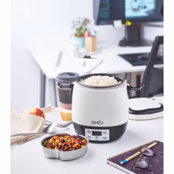 Simeo LBE420 Récipient de cuisson électrique 300 W 1,25 L Noir, Blanc Adulte - Vue supplémentaire 4