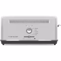 Grille pain RIVIERA & BAR - QGP660 Puissance (W) : 1010 Nombre de fentes : 1 Matière appareil : Inox satiné / Finition chrome ...