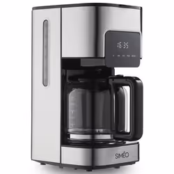 Simeo CFP210, Machine à café filtre, Café en grains, Broyeur intégré, Acier inoxydable