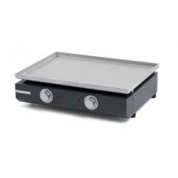 Riviera & Bar Plancha Pro Pose libre 3000 W Noir, Acier inoxydable