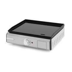 Plancha Pro Fonte émaillée 1 zone QPL1045 - Riviera-et-Bar - Noir et inox