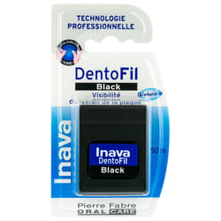 Inava Dentofil Black Fil Dentaire 50 m