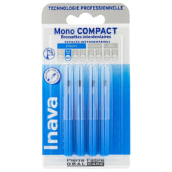 Inava Mono Compact 4 Brossettes Interdentaires - Taille : ISO1 0,8 mm