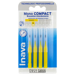 Inava Mono Compact 4 Brossettes Interdentaires - Taille : ISO2 1 mm