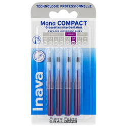 Inava Mono Compact 4 Brossettes Interdentaires - Taille : ISO5 1,8 mm