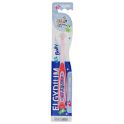Elgydium Baby Brosse à Dents Souple 0/2 ans - Couleur : Rose