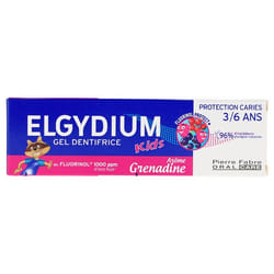 Elgydium Kids Gel Dentifrice Protection Caries 3/6 Ans 50 ml