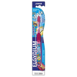 Elgydium Junior Brosse à Dents Splash 7/12 Ans - Couleur : Rose