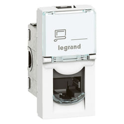 LEGRAND Prise murale RJ45 Cat6 22.5X45 non blindé