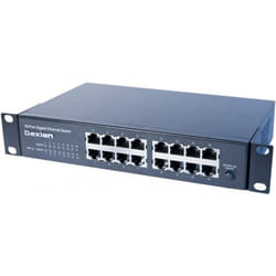 DEXLAN Switch Ethernet rackable 10 & 19 16 Ports RJ45 Gigabit