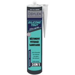 Sylex - Mastic sx 640 Silicone 3 en 1 Silicone Tout 280ml Couleur: ral 7016 Gris anthracite