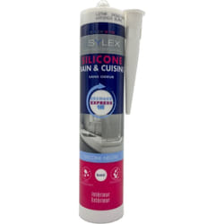 Mastic Cuisine & sdb séchage express se 720 Sylex 280ml Couleur: blanc