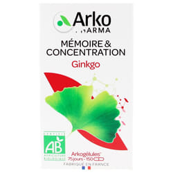 Arkopharma Arkogélules Ginkgo Bio 150 Gélules