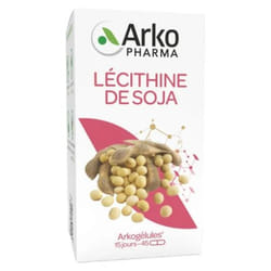 Arkopharma Arkogélules Lécithine de Soja 45 Capsules