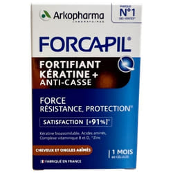 Arkopharma Forcapil Fortifiant Kératine+ 60 gélules