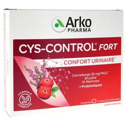 Arkopharma Cys-Control Fort 10 Sachets + 5 Sticks à Diluer