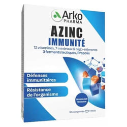 Arkopharma Azinc Immunité 30 Comprimés