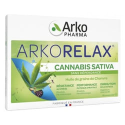 Arkopharma Arkorelax Cannabis Sativa 30 Comprimés