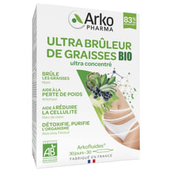 Arkopharma Arkofluides Ultra Brûleur de Graisses Bio 30 Ampoules