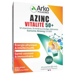 Arkopharma Azinc Vitalité 50+ 30 Comprimés