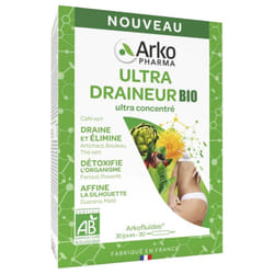 Arkopharma Arkofluides Ultra Draineur Bio 30 Ampoules