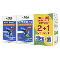 Arkopharma Chondro-Aid 100% Articulation Fort Lot de 3 x 60 Gélules