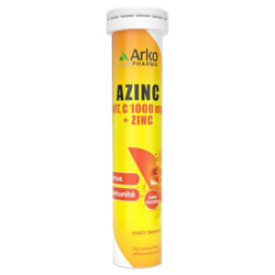 Arkopharma Azinc Vit. C 1000 mg + Zinc 20 Comprimés Effervescents
