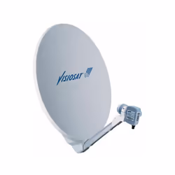 Antenne parabolique Cahors 140299 est doté d'un diamétre 65 cm fibre éco, une pièce arrière métal, et livrée avec bride de fi ...