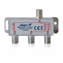 Passifs De Distribution Répartiteurs Standards Modèle Vre 300, Nombre De Sorties 3 Bande 5-2300 Mhz, Pertes Passage 40-1000 M ...