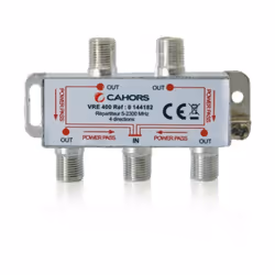 Passifs De Distribution Répartiteurs Standards Modèle Vre 400, Nombre De Sorties 4 Bande 5-2300 Mhz, Pertes Passage 40-1000 M ...