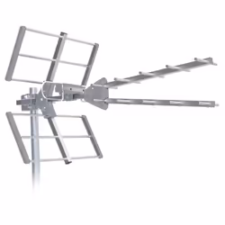 Antenne UHF - Cahors - TNT13HD - Gain 13 dB - Canaux 21-48 - Couleur Gris