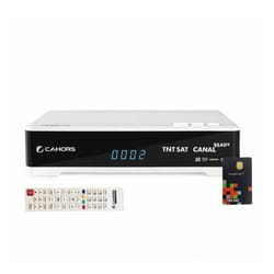 Cahors - teox Récepteur tv satellite Full hd + Carte d'accès tntsat Astra 19.2E - Blanc