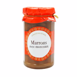 Confiture de marrons avec morceaux - Confiture de Noël